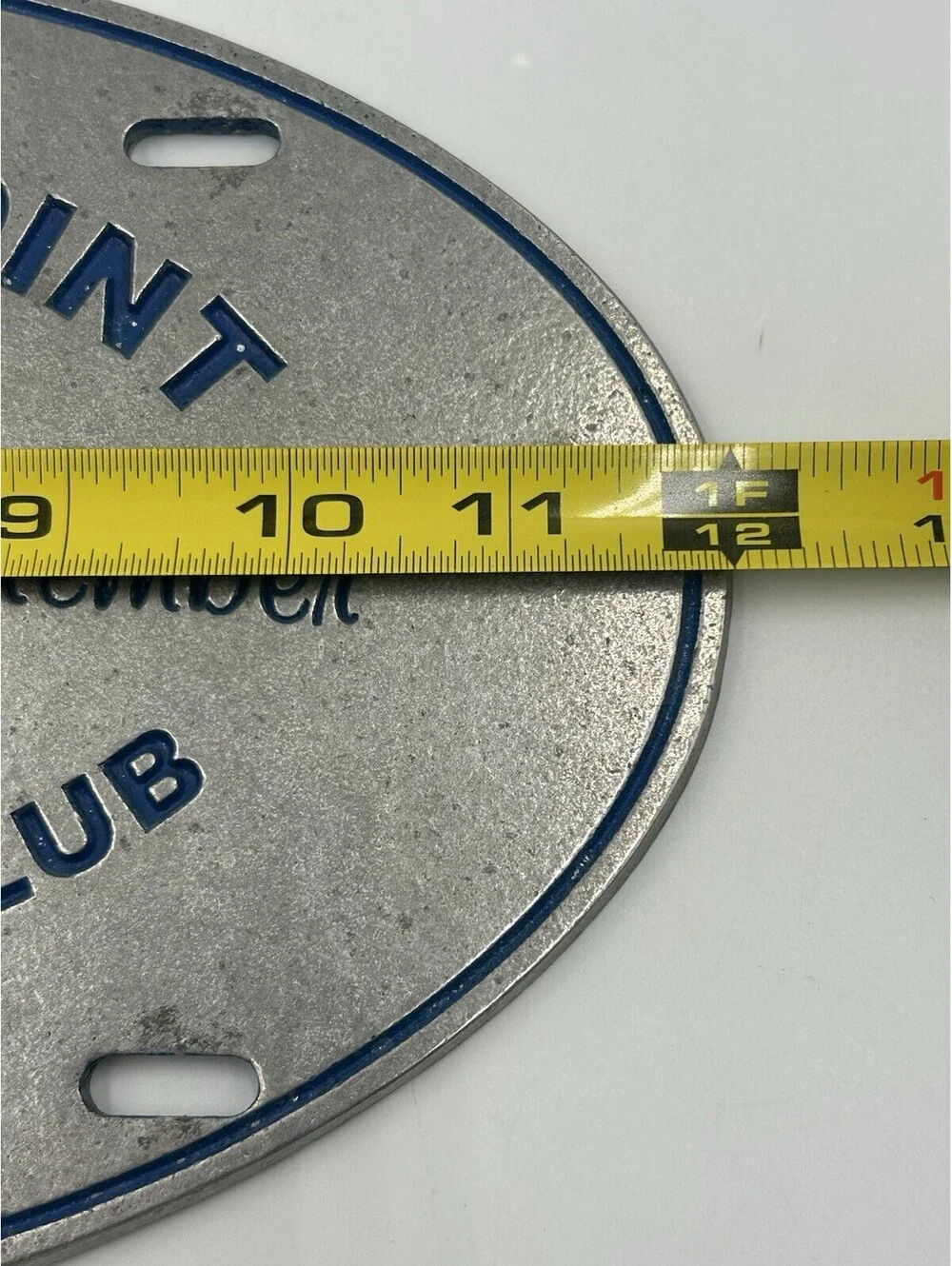 Lighthouse Point Yacht & Racquet Club Flagship Member Metal Plaque 12”